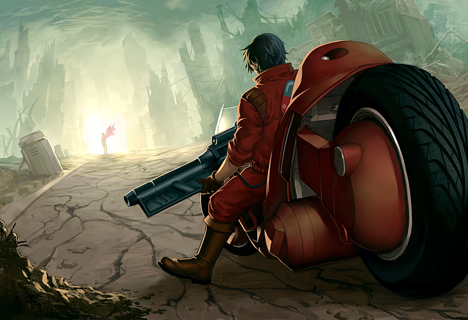 Akira tribute by Quirkilicious. Akira is a landmark cyberpunk anime.